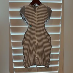 Love to Dream Swaddle - 50/50 Original - Grey/White - Medium, 1.0 tog